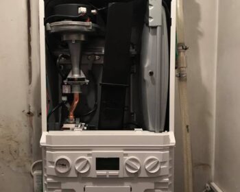 Boiler with front off